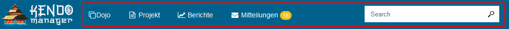 kendo manager grundlegende optionen