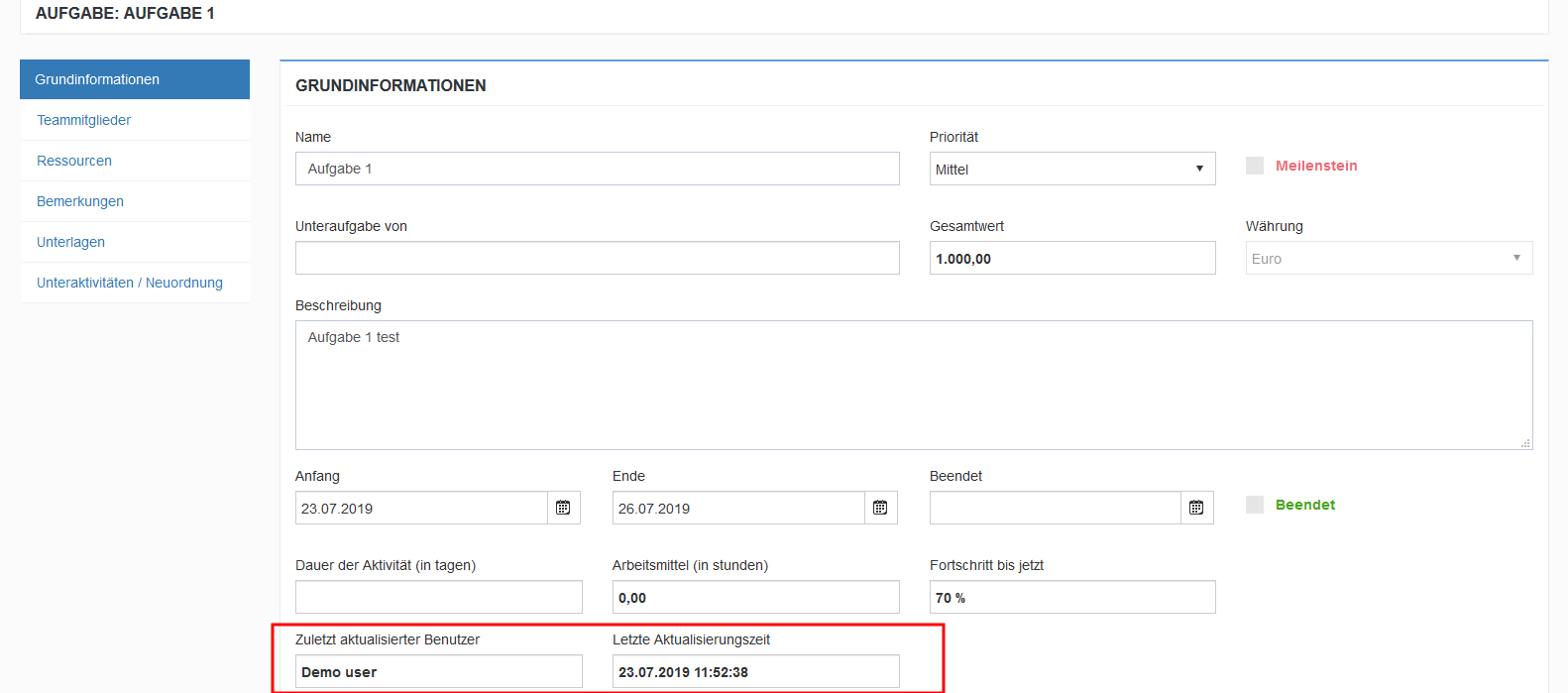 Projektteam zusammenarbeit