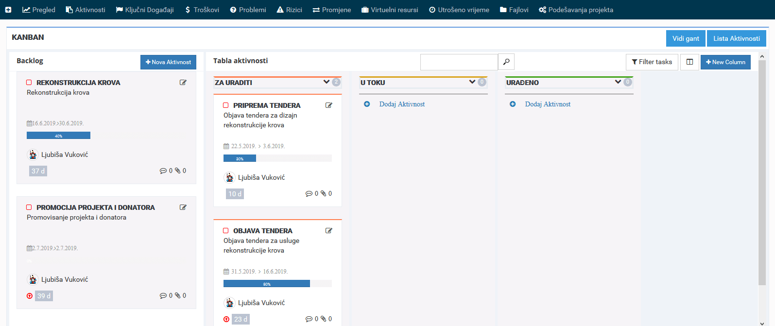 Upravljanje projektima